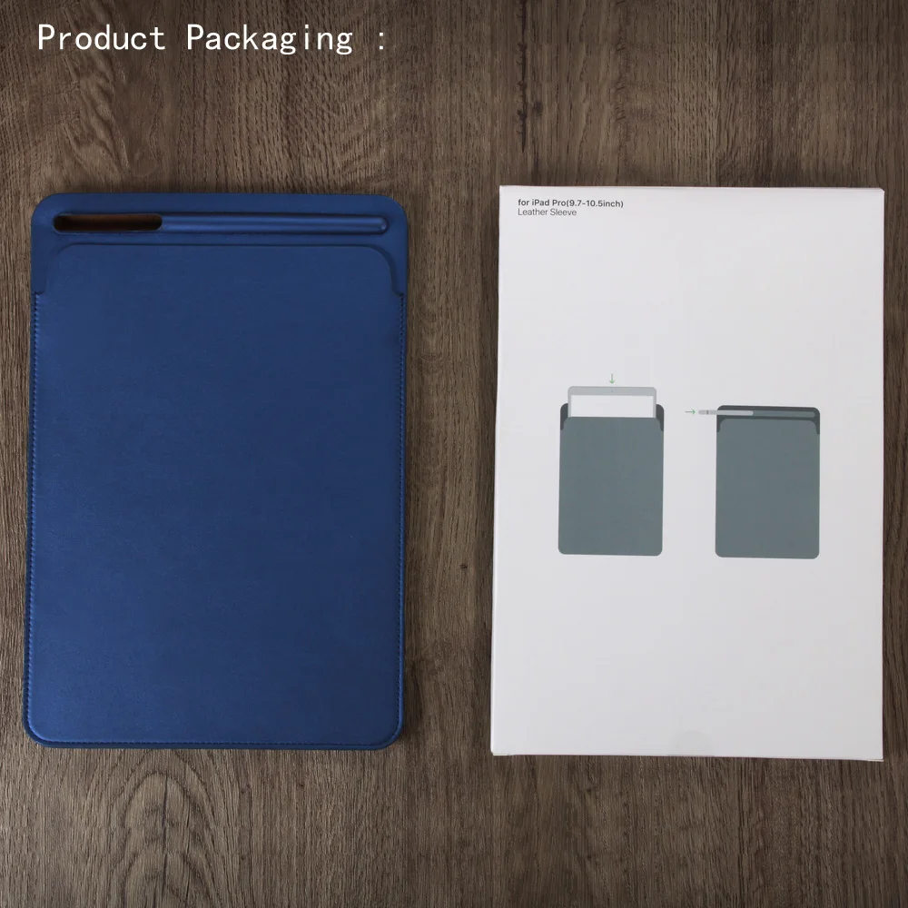 Imagem -06 - Capa para Ipad Air Pro 9.7 11 Polegadas Capa Superior de Couro pu com Compartimento para Lápis 10.5 e 11 Polegadas