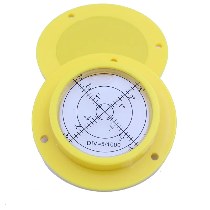 Circular Bubble Level Spirit Level Measuring Device Krenometer For Crane Size 90*17mm 1PCS