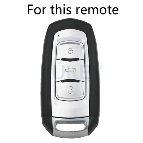 AX 실리콘 자동차 키 커버 원격 포브 케이스, Geely Emgrand EC7 EC718 EC715 글로벌 호크 GX7 쉘 재킷 보호대