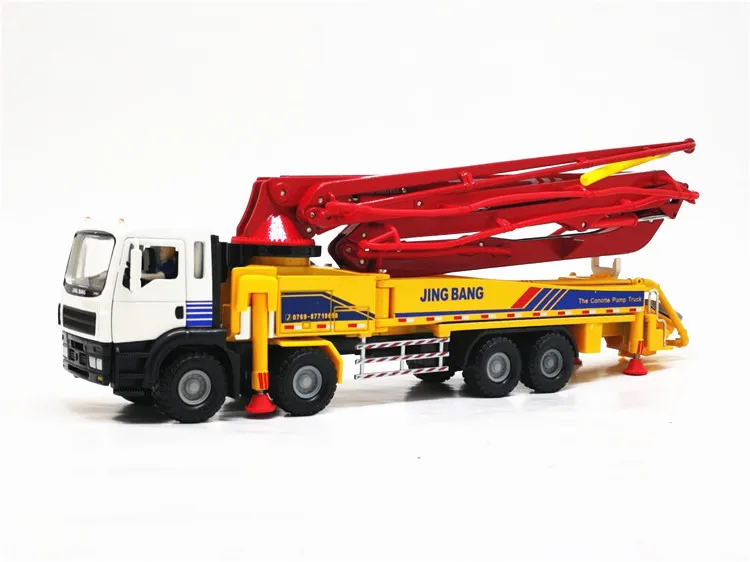 1:50 alloy engineering vehicles,high simulation Cement concrete pump truck,educational toys,metal diecasts, free shipping