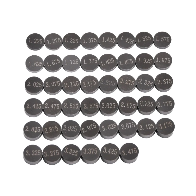 Motorcycle Engine Parts Adjustable Valve Pad Shims 7.48mm Complete Valve Shim Kit Cams 1.225 ~ 3.475 (include 5pcs) #b