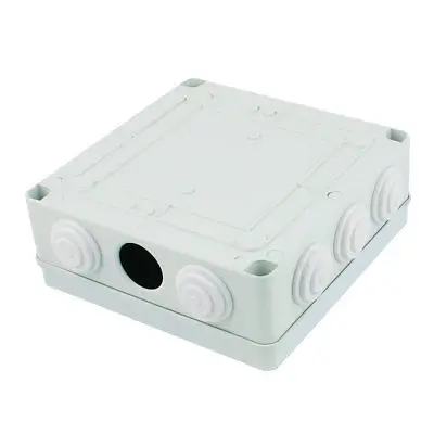 White ABS Dustproof IP65 Enclosure Square Junction Box 200x200x80mm