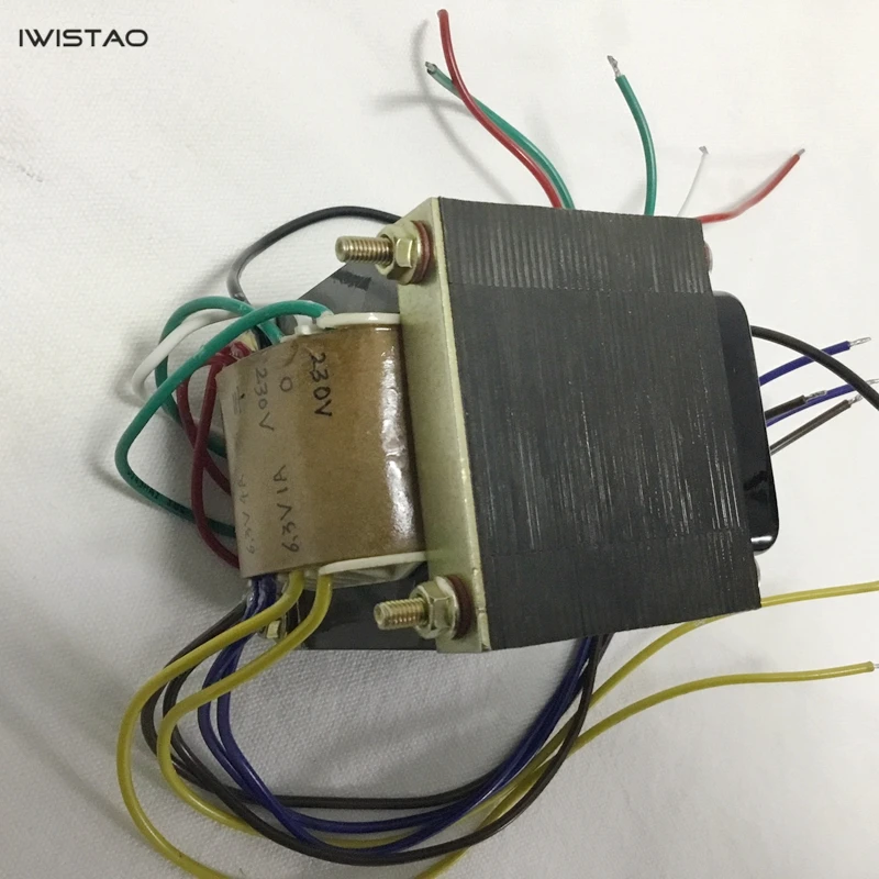 IWISTAO 전원 변압기 EI 튜브 FM 라디오 WVTR-FM09 출력, 230V-0-230V, 6.3V, 11V 입력, AC110, 220, 240HIFI 오디오 DIY