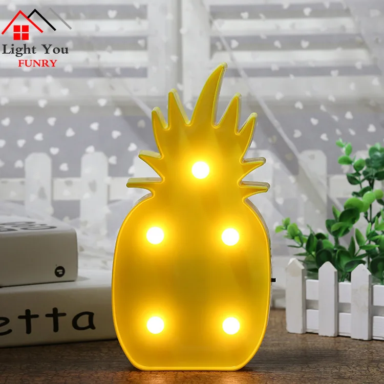 LED pineapple shape lamp pineapple decoration ornaments night light Christmas interior decoration lamp