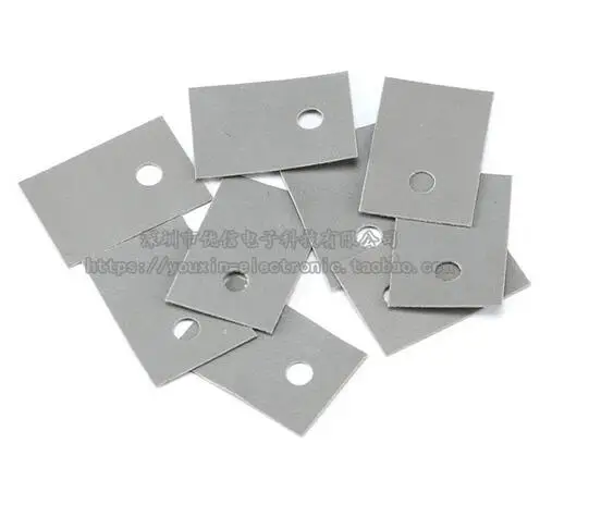 10pcs TO-220 Insulation Pad Heat Insulation to-220 Insulation Pads Silicone Sheet