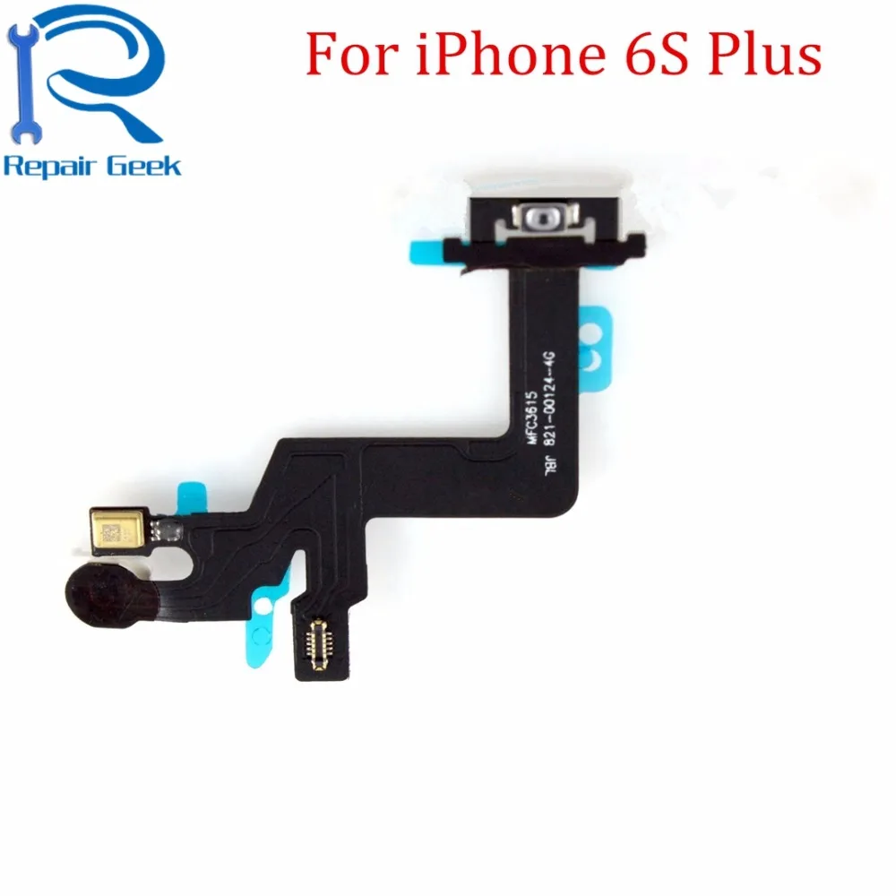 

10pcs/Lot New Power Switch On/Off Button Flex Ribbon Cable With Proximity Light Sensor For iPhone 6S Plus 5.5" Replacement Parts