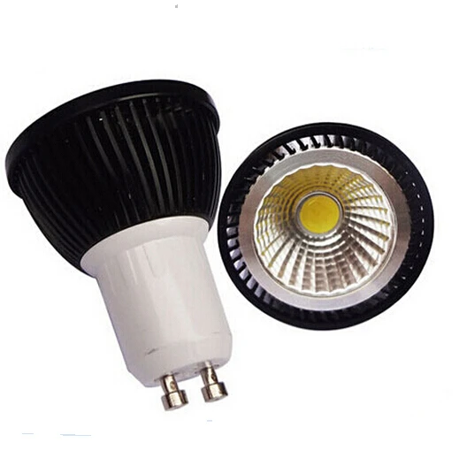 

AC 110V 220V Dimmable led cob gu10 прожектор 3W 5W 7W светодиодная лампа теплый белый холодный белый