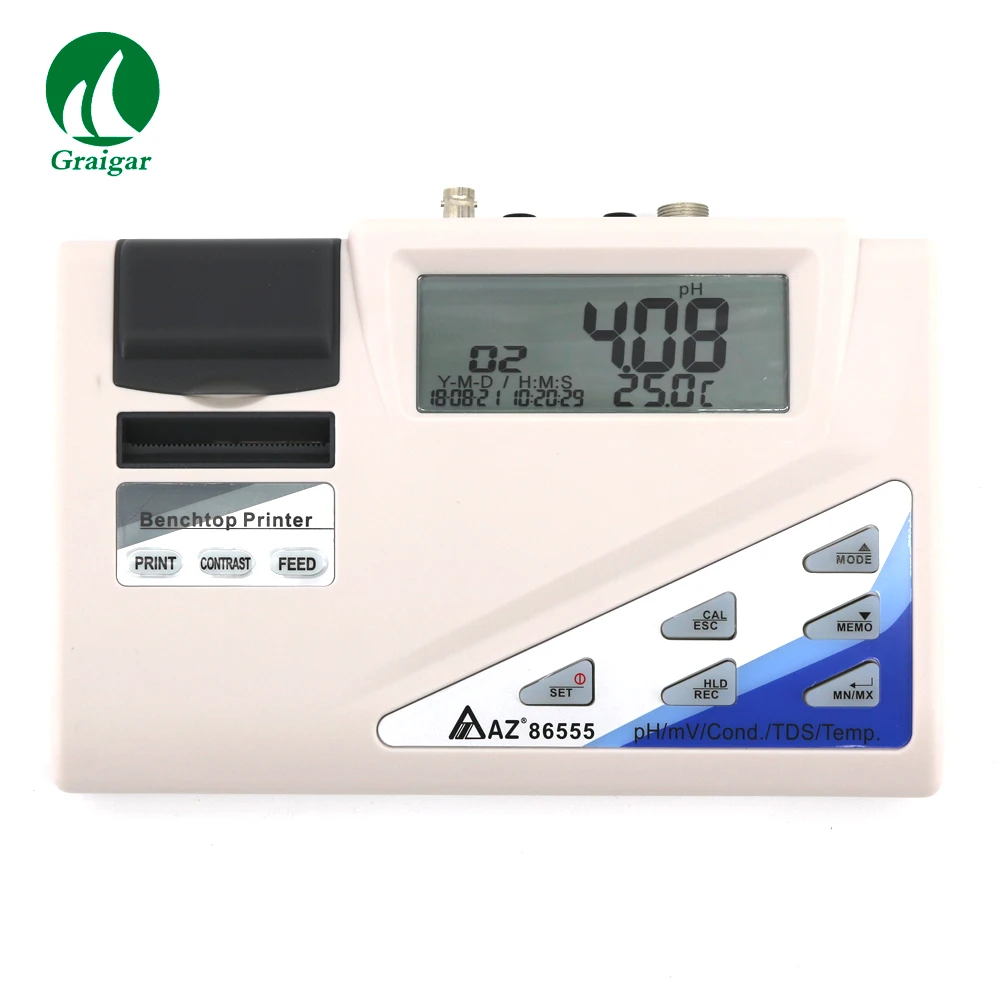 AZ86555 Industrial desktop pH acidity tester PH Meter with high Accuracy