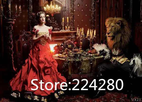 

The princess and the lion Animal fashion Needlework,DIY Cross stitch,For Embroidery kits,Cross-Stitching Crafts home decor