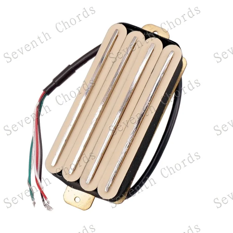 1 Stück Hot Rail 2-Dual Blade Humbucker-Tonabnehmer für E-Gitarre, 4-Draht-Tonabnehmer, 4 Farben, Gitarrenteile und Zubehör – Detail 3