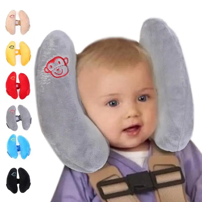 Soft Toy Toddler Headrest Baby Pillow Baby Head Protection Children Car Safety Seat Neck Support Pillows Stroller Accessories