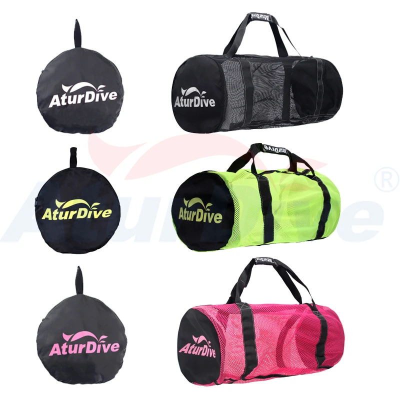 

Underwater ventilatorynew large capacity diving equipment package bag flippers can house outdoor travel bag fins bag Black Pink