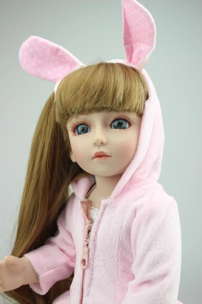 18 ''SD/BJD all'ingrosso 45cm bellissimo Silicone vinile Baby Reborn Dolls Handmade Kids Princess giocattoli bambini bonecas bjd doll bebe