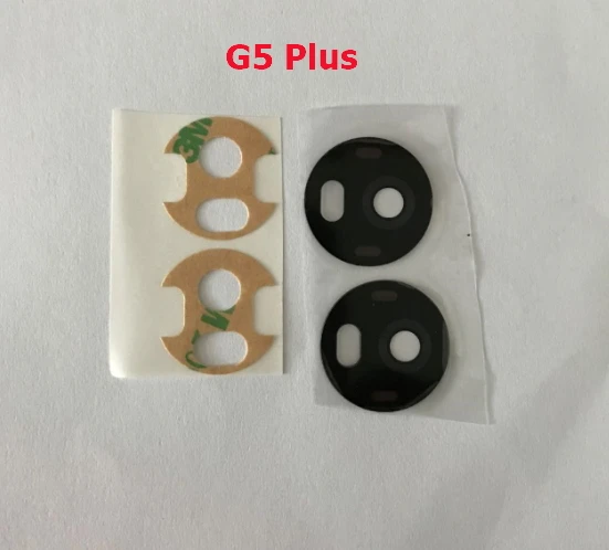 100Pcs/Lot New For Motorola Moto G5 Plus Back Rear Camera Glass Lens Cover With Adhesive Sticker Tape Replacement Parts