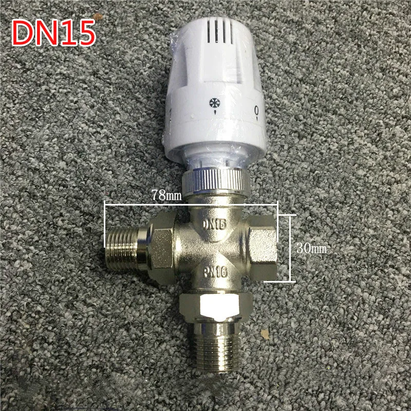 automatic Thermostat valve Thermostat raditor  brass valve DN20-DN25