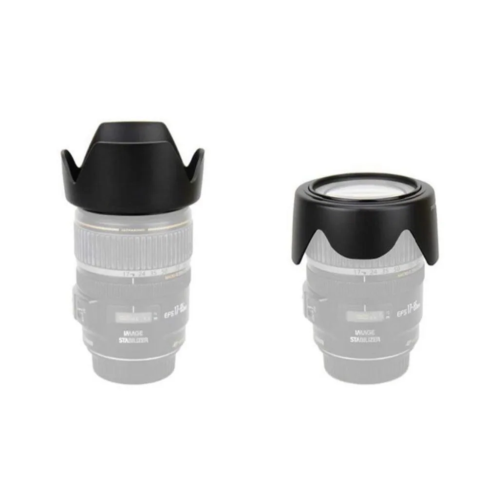 LXH EW-63C Camera Lens Hood for Canon EF-S 18-55mm f/3.5-5.6 IS STM and EF-S 18-55mm f/4-5.6 IS STM Camera Lens Shade