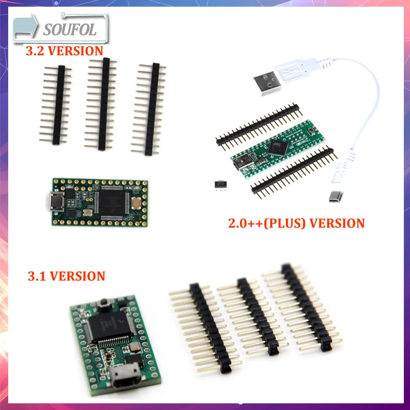 Compatible For Teensy 3.2 3.1 2.0 plus and header Development Board Model no 2756 in stock