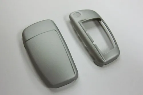 

SILVER Remote Flip Key Cover Case Skin Shell Cap Fob Protection Hull S Line for Audi A3 A4 A6 Q5 Q7 TT R8