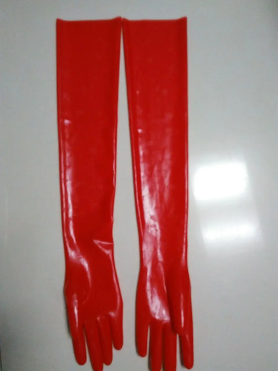 Women Latex long Gloves to shoulder CD cosplay seamless  photo taken accessory  fashion sexy costume  slim finger version