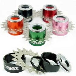 Fire eye bike bicycle 9 speeds turn 1 single speed freewheel Cassette adapter adaptor Anodized color  18T/16T/14T/12T