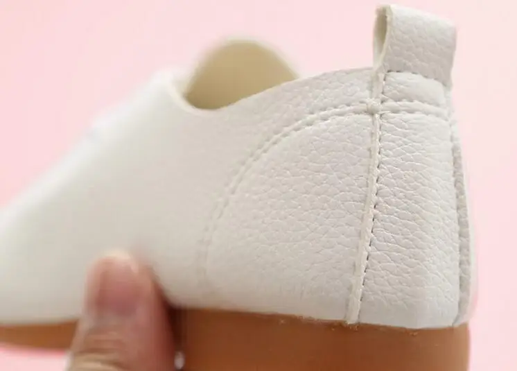 Children Size 26-36 Spring Autumn Girls Shoes Boys Loafers Slip On Casual Shoes leather children\'s shoes Breathable Kids