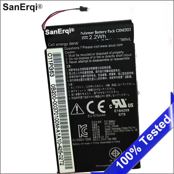 C11N1303 New Battery(3.7V 2.2WH) for Asus Transformer Book T300LA Tablet Battery