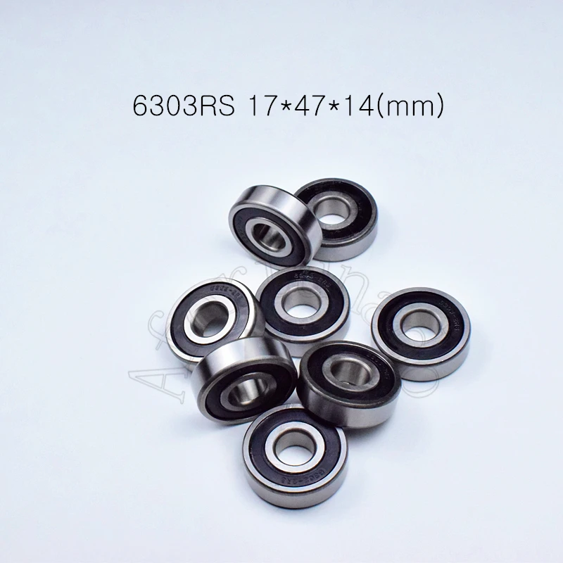 

6303RS 1pcs 17*47*14(mm) Bearing free shipping chrome steel rubber Sealed High speed Mechanical equipment parts