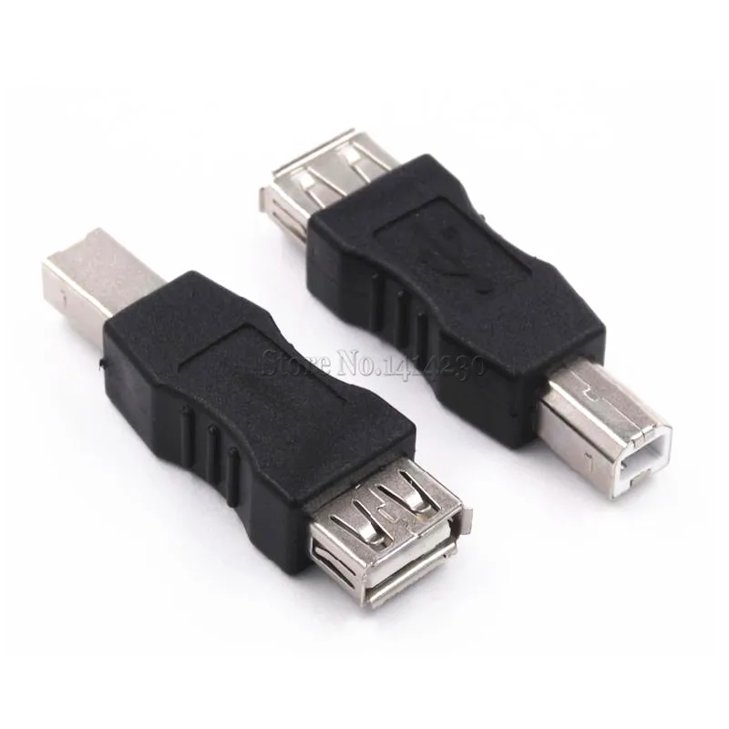 USB 2.0 Type A Female to B Male Adaptor For USB Printer Square Of the Public Transfer Joint