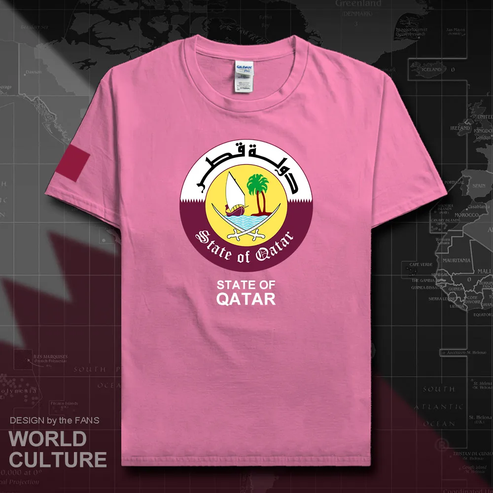 State of Qatar men t shirts 2018 jerseys nation team tshirt 100% cotton t-shirt meeting fitness brand clothing tees country 20