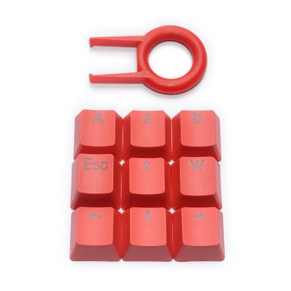 1 Set PBT Backlit Keycaps WASD/ESC/Direction Double Injection Key Caps With Key Cap Puller For MX Switches Keyboard OEM Profile