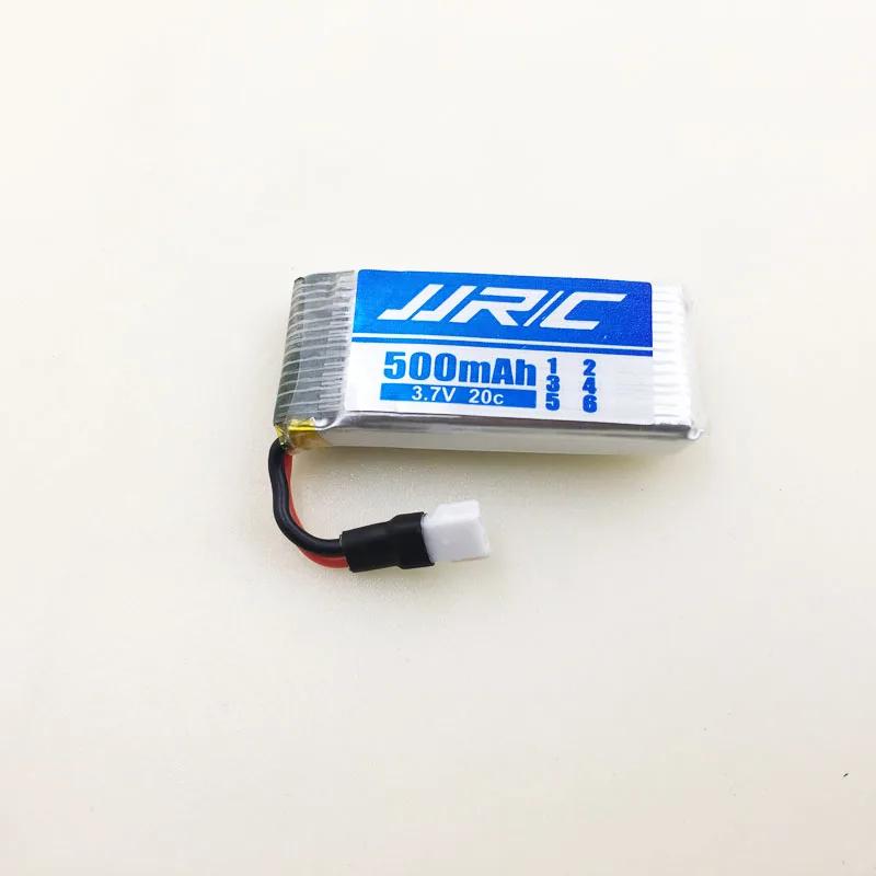 Bateria original jjrc h43wh, bateria para h43wh h43 rc quacoptria, peças de reposição, acessórios 3.7v 500mah, bateria lipo (em estoque)