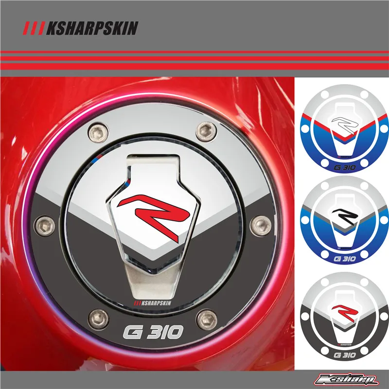 

3D Tank Gas Cap Pad Pad Filler Cover Sticker decals Fit BMW G310R G310 R 2017 2018