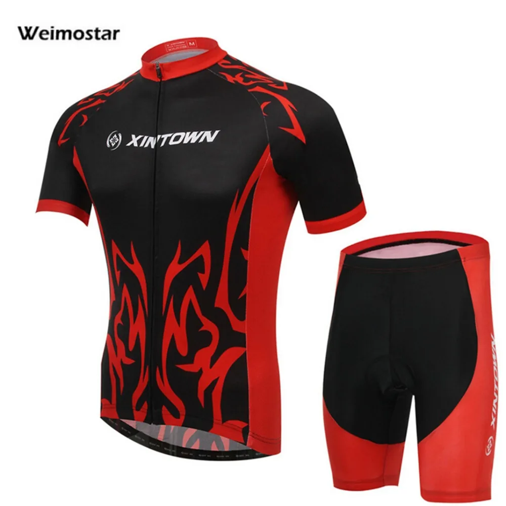 Weimostar Cycling Jersey Summer Bike Short Sleeve Set Cycling Clothing Windproof  Anti-sweat cheap-clothes-china Size S-3XL