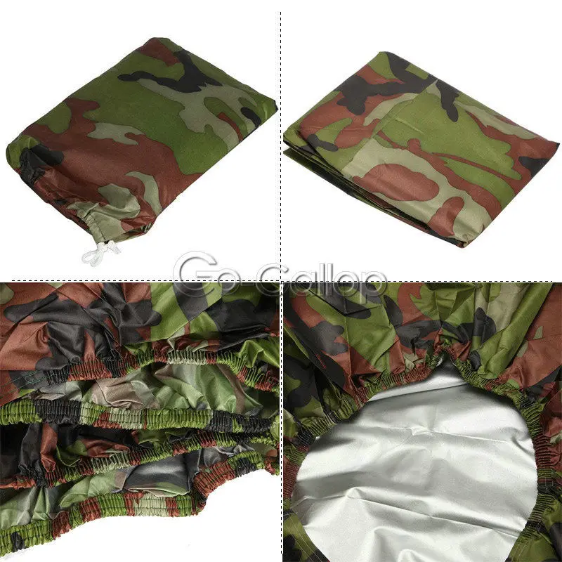 Camouflage Waterproof XL Quad Bike ATV Storage Cover For Suzuki Eiger LTA 400 F 4X4 Auto/Kawasaki Bayou 185 220 250 300 400