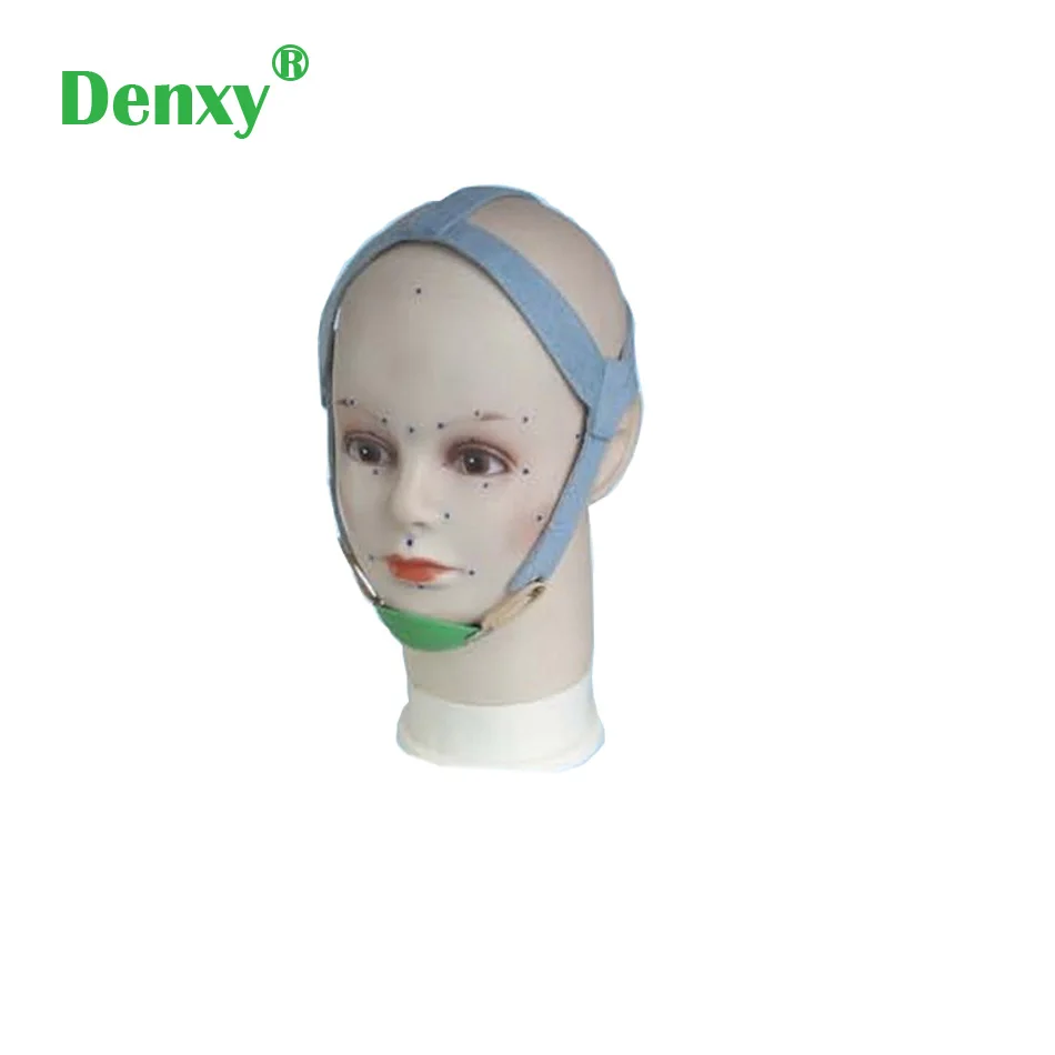 Denxy 3pcs Orthodontic Chin caps Headgear Strap extraoral anchorage products Orthodontic attachments Orthodontic brackets O tie