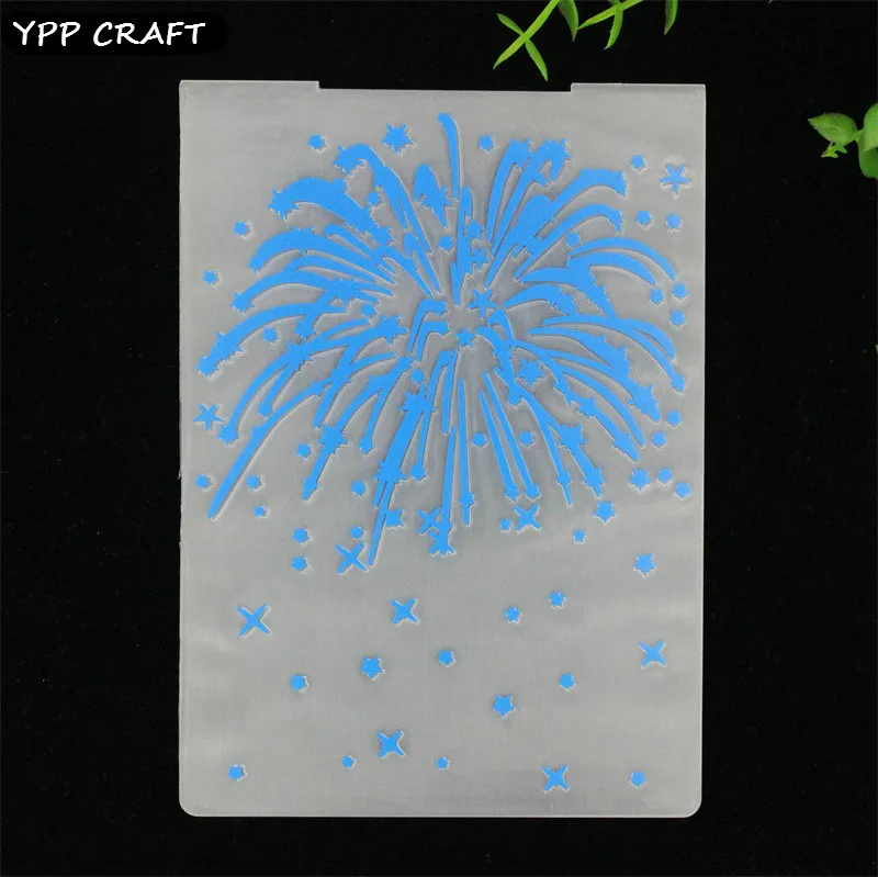 YPP CRAFT Mixed Plastic Embossing Folders for DIY Scrapbooking Paper Craft/Card Making Decoration Supplies