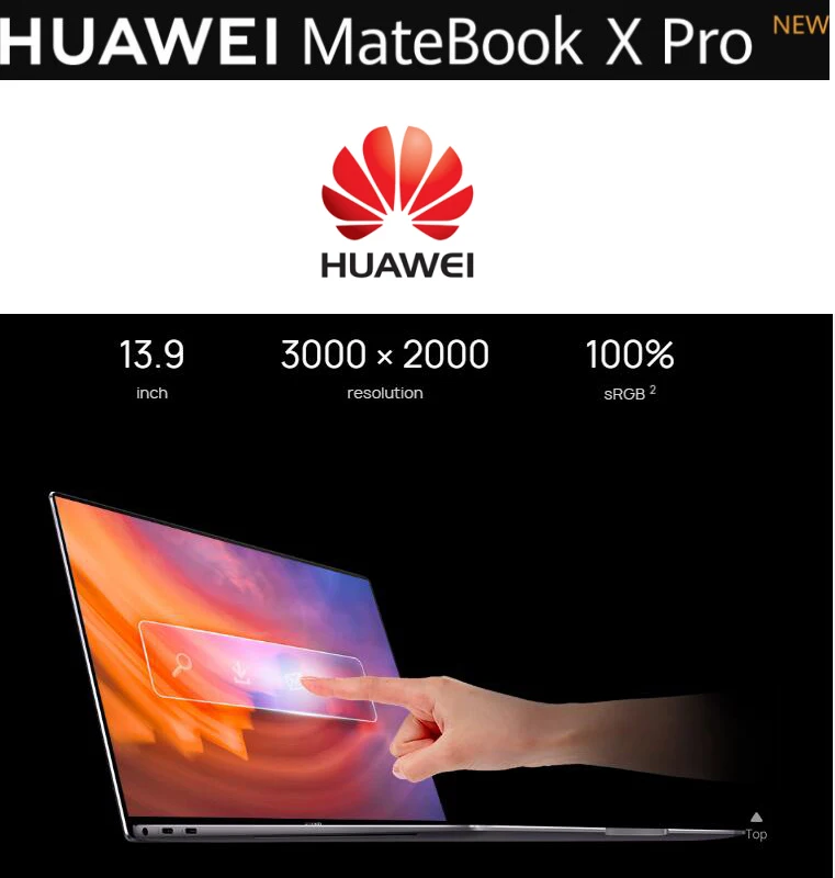 Best High-end HUAWEI Laptop PC MateBook X Pro 2021 New With 13.9 Inch 3000x2000 CNC Touch Screen i7-1165G7 Share Hidden Camera