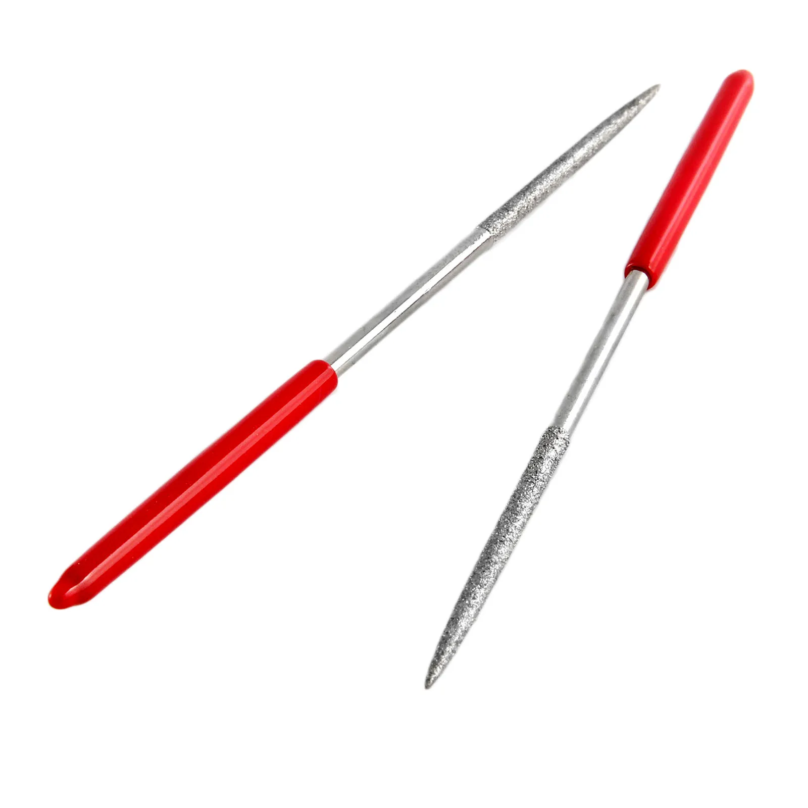 DRELD 1Pc 140mm Round Diamond Needle File Cutting Repair Hand Tools for Metal Ceramic Glass Gem Stone Hardened Steel Jewelry