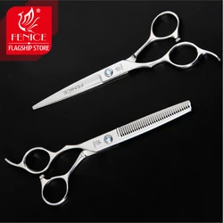 Fenice 6.0 inch professional hair scissors set left-handed cutting and thinning shears JP440c salon hairdressing styling tools