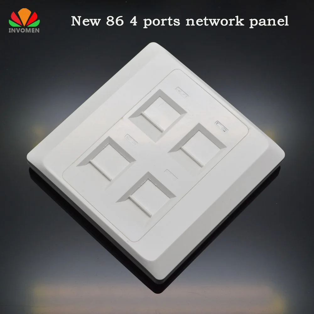 86 4 ports network panel information panel with identification window 4 ports voice panel 4 holes computer panel Datang style