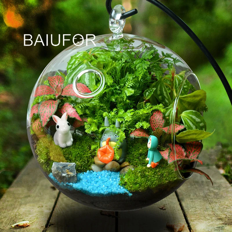 BAIUFOR Super Mini Animals 1 miniaturas de jardín de hadas, figuritas de terrario diy, Micro musgo, decoración de paisaje, accesorios de casa de