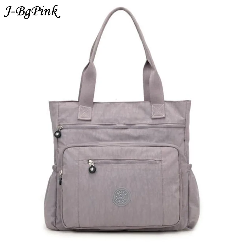 Women High-grade Nylon Handbag Casual Large Shoulder Bag Fashion High Capacity Tote Brand Design Waterproof Big Bag