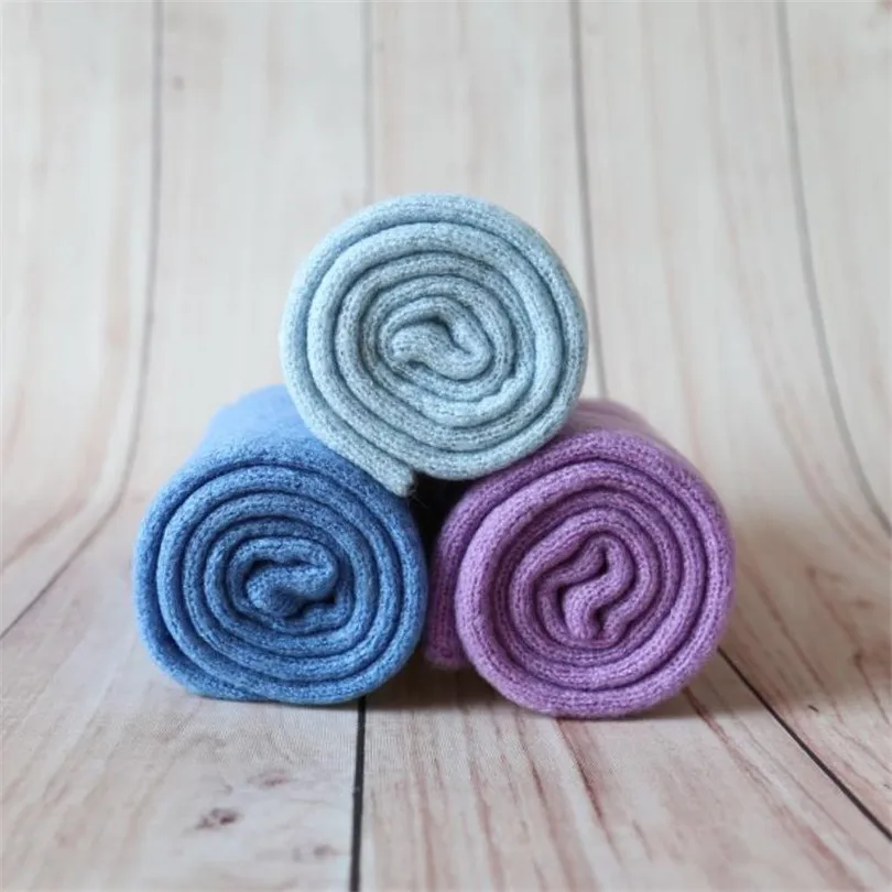 Jersey Stretch Wraps Photography Props Newborn Stretch Knit Wraps Baby Swaddle Blanket Photo Props