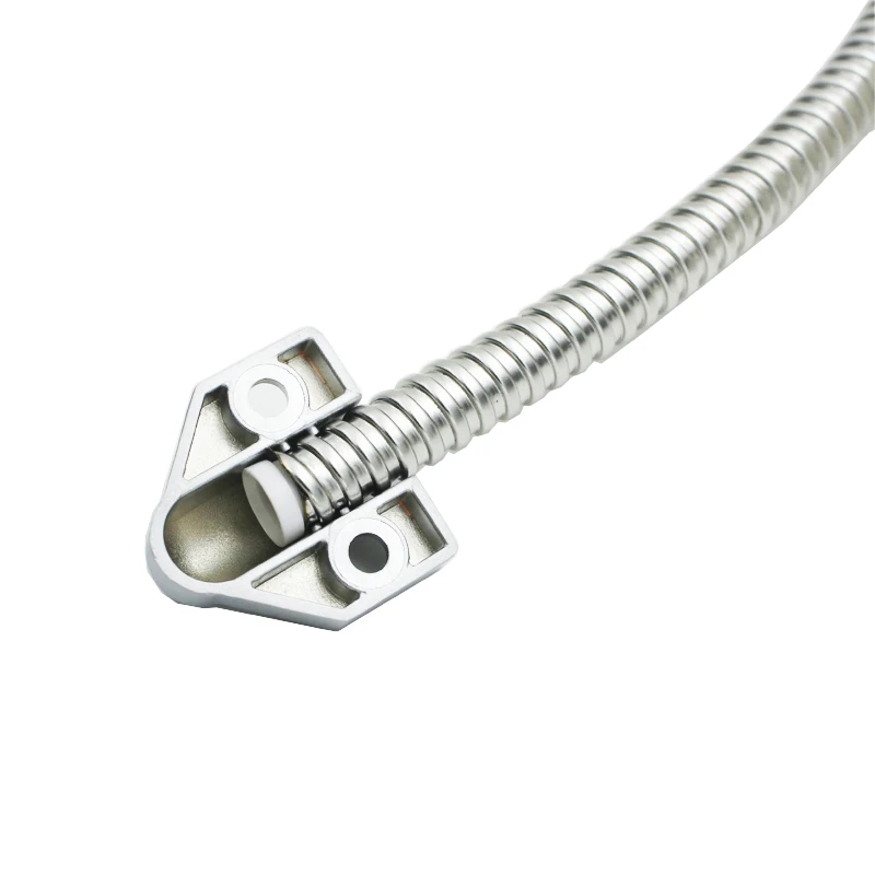 1pcs Door Loop Stainless Steel Metal Head Armored Cable Door Loop For Exposed Mounting