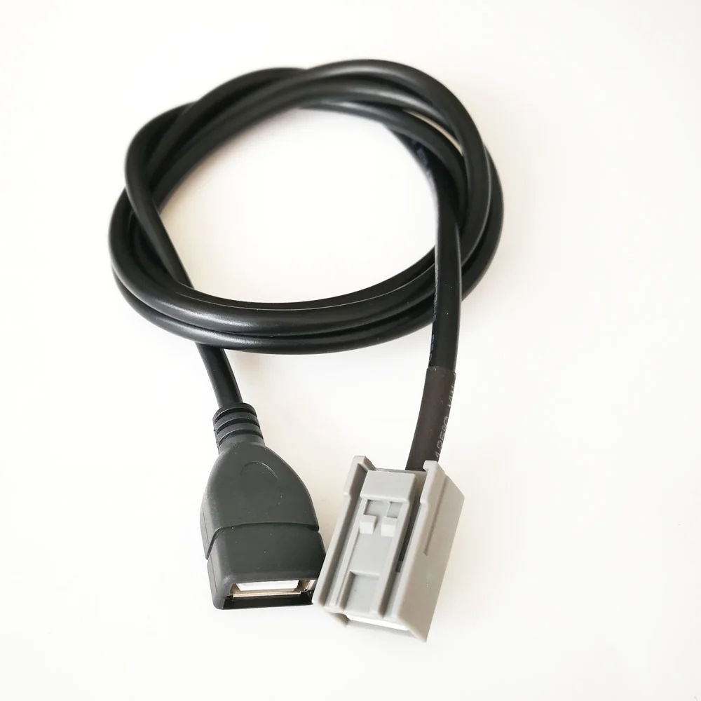 Biurlink سيارة USB كابل محول دعم MP3 MP4 WMA فلاش USB لميتسوبيشي أوتلاندر ASX لانسر