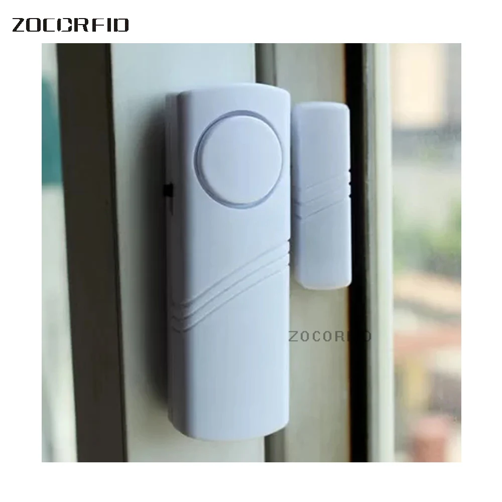 5 stks Mini Draadloze Home Office Deuren Windows Security Entry Inbreker Contact Alarmsysteem, Guardian Protector, batterijen Inbegrepen