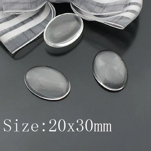 

Diy handmade accessories plastic materials time gem oval glass chip 10 bag