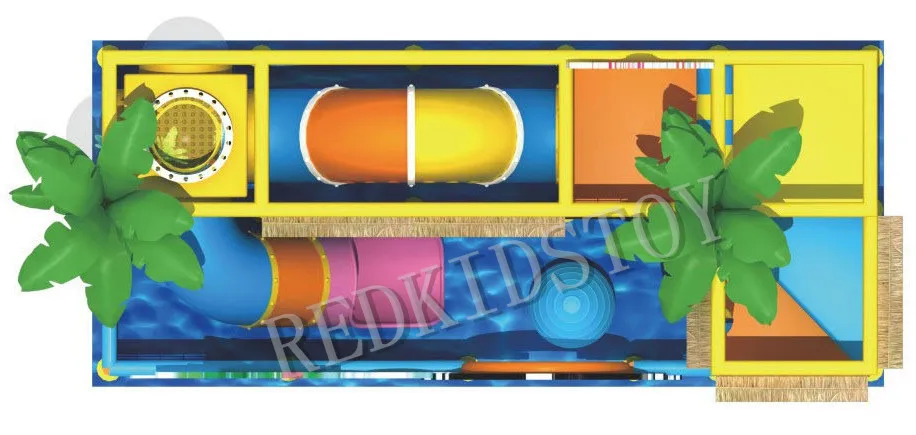 CE Approved Premium Quality Sea World Themed Soft Indoor Playground IP-SW03