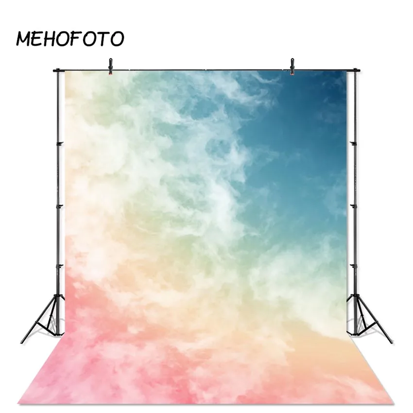 

Colorful Abstract Backdrop Baby Portrait Backdrops for Photobooth Studio Watercolor Sky Photography Background