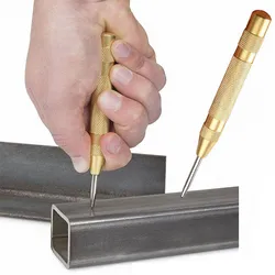 1 pc 5 Inch Automatic Center Pin Punch Spring Loaded Marking Starting Holes Tool